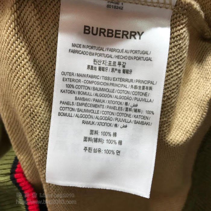 Burberry男裝 最高品質 字母印花 巴寶莉19/20FW新款連帽衛衣 男士秋季新款單品  tzy2296